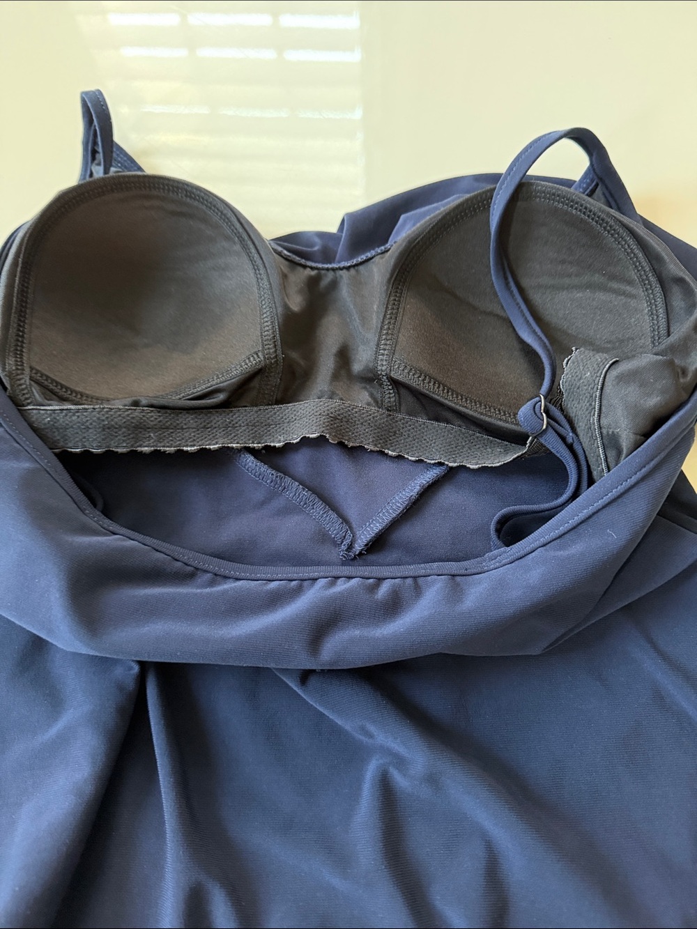 Magicsuit Navy Ruffle Swim Camisole - Picture 4 of 5